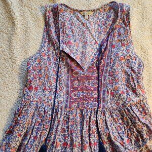 Lucky Brand boho peasant top